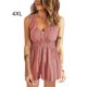thumbnail image 3 of Minnieouse Vestido de verano para mujer, senderismo, playa, fiesta de viaje, chaleco con botones para niñas, ropa de cintura alta, ropa de mezcla de conjuntos de ropa Rosado 4XL Minnieouse AP011283-07, 3 of 6