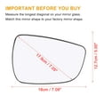 thumbnail image 3 of Coche Retrovisor Derecho Lateral Calefacción Espejo Vidrio con Respaldo GA-HY2103, 3 of 8