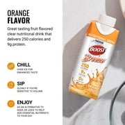 BOOST Breeze Clear Nutritional Drink, 9g Protein, 250 Calories, Orange, 8 fl oz (Pack of 24)