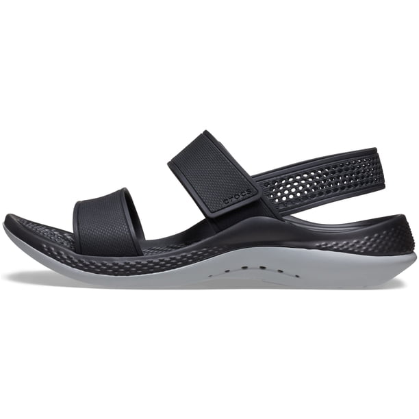 Sandalias crocs LiteRide 360 para Mujer NegroGris claro 6