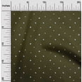 thumbnail image 2 of oneOone Tissu Polyester Spandex Vert Olive Foncé Tissu Floral pour Robe Tissu Imprimé Tissu au Mètre 56 Pouces de Large, 2 of 4