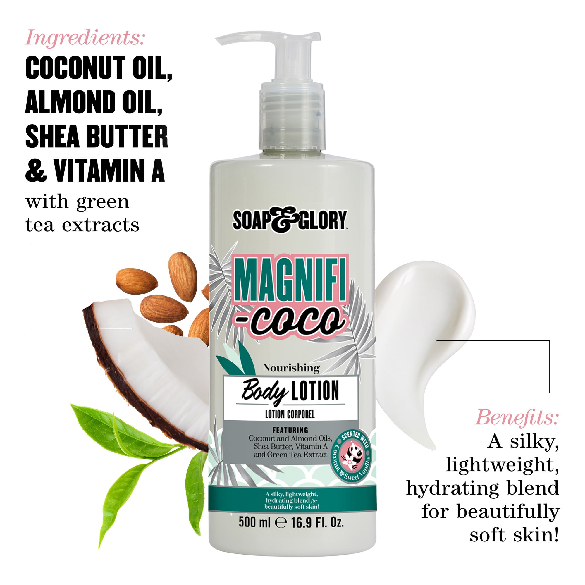 Liquid Hand Soap, Coconut Water and Mango, 7,5 oz Pump Bottle