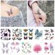 thumbnail image 2 of Pegatinas postizas de tatuaje de mariposa con purpurina para niños, calcomanías de maquillaje impermeables para Festival de Música, cara, brazo, arte corporal, 2 of 4