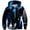 Blue G, variant on Boys Fleece Lined Sweatshirt Long Sleeve Crewneck Tops Loose Pullover Hooded Sweatshirt Solid Clothes 7-14 Years Blue 9-10 Years