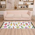 thumbnail image 2 of Yayeee Runner Rug for Bedroom 2'x6' Machine Washable Hallway Non Slip Mat, Various Vegetables Pattern, 2 of 8