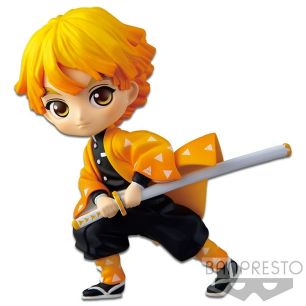 Demon Slayer Kimetsu No Yaiba Q Posket Zenitsu Agatsuma Collectible Pvc Figure Version 1 Walmart Com Walmart Com