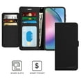 thumbnail image 2 of CoverON For Samsung Galaxy A55 5G Leather Case, RFID Blocking Wallet 6x Card Slot Holder Cover Flip Folio Phone Pouch, Black, 2 of 5
