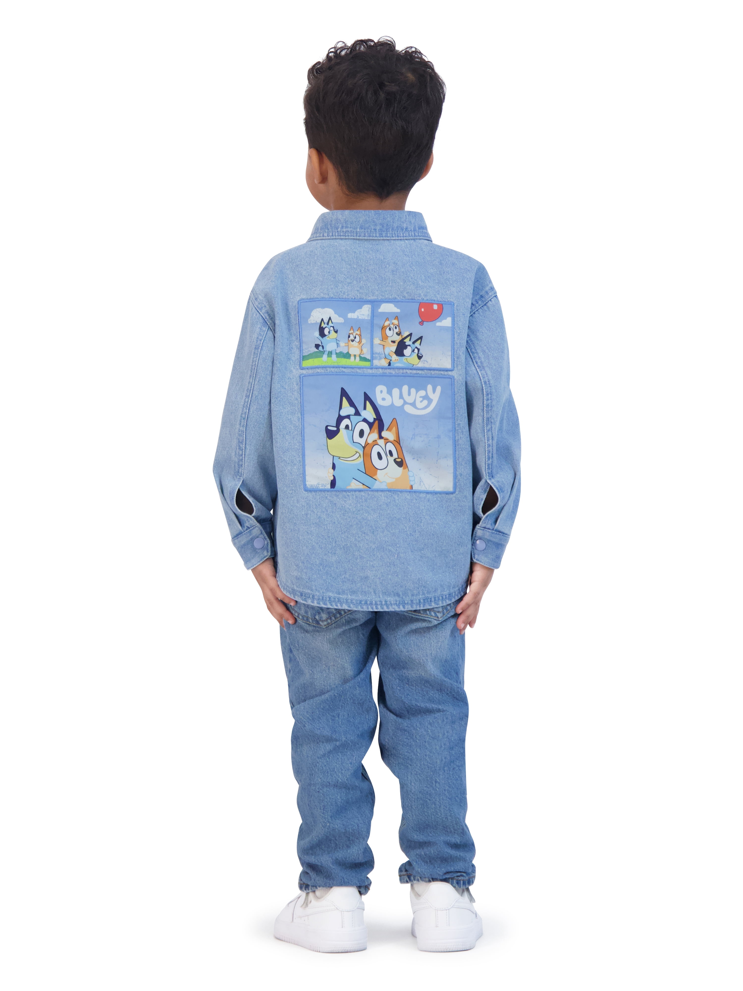 Bluey Toddler Boy Shacket, Sizes 12M-5T
