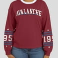 thumbnail image 6 of Women's WEAR by Erin Andrews Burgundy Colorado Avalanche Long-Sleeve Sport T-Shirt, 6 of 6