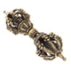 thumbnail image 2 of Figura de latón con forma de mortero Vajra, estatua de mortero, escultura en miniatura de mortero Vajra, 2 of 8