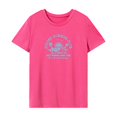 thumbnail image 1 of Camiseta de Verano Ligera Y Transpirable con Cuello Redondo para Mujer, para Trabajo, Playa, Viajes L, 1 of 7