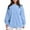 Light Blue, variant on Elvqul Sweatshirts for Women no Hood Pullover Tunic Solid Long Sleeve Hot Pink Womens Sweatshirts