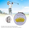 thumbnail image 4 of Herwey Metal Magnetic Golf Cap Hat Visor Clip Ball Marker Accessory Multiple Patterns,Golf Cap Clip, 4 of 9