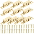 thumbnail image 3 of PAMINGONO 10pcs Cabinet Door Spring Brass Golden Door Tension Adjustment Office Setup, 3 of 7