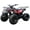 Black, variant on Tao Motor T-force 125 Utility 110cc ATV with BIG LED Lights, Big Tires