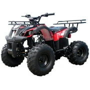 Brand New 2021 model Taotao Mid Size T FORCE ATV, 125CC With Reverse and Big 19"/18"Tires UTILITY Model CARB approved for California buyers - SPORTY RED color