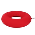 thumbnail image 2 of Rdeghly Donut Pillow Inflatable Tailbone Pain Relief Hemorrhoid Rubber Doughnut Cushion Red, 2 of 8