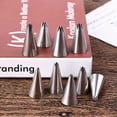 thumbnail image 3 of 9pcs Pastry Icing Piping Nozzles Stainless Steel Decorating Tip Cake Decor, 3 of 11