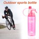 thumbnail image 4 of Botella de agua deportiva de verano fresca con pulverizador portátil botella de agua potable con pulverizador frío de plástico teteras hidratantes para exteriores, 4 of 7