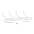 thumbnail image 2 of REGALWOVEN 1 Pack Coat Rack Wall Mount, Coat Hook, Hat Rack, Wall Hooks for Hanging with 5 Hooks for Entryway, Bedroom White, 2 of 7