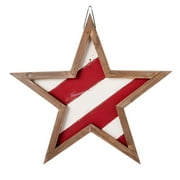 Way To Celebrate July 4th Red & White Star Decor