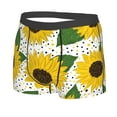 thumbnail image 2 of Kll Sunflowers Men'S Cotton Boxer Briefs Underwear-Small, 2 of 9