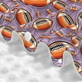 thumbnail image 5 of Car Seat Cover Baby - American football Rugby purple Breathable Infant Car Seat Cover for Baby Carseat, Lightweight Comfort Baby Essentials Must Haves Newborn Stuff for Girl Boy, 5 of 7