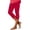 Red #729, variant on Bovemsi Women's High Waisted Yoga Capris Leggings 2025 Cutout Lightweight Cozy Cropped Pants Solid Soft Pajams High Waisted Leggings