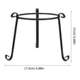 thumbnail image 2 of unbranded Estante De Hierro Para Con Soporte Estable Para Interiores Y Exteriores Color Negro, 2 of 8