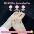 thumbnail image 2 of Puntas para uñas postizas NOVO OVO Sharp Square Moon Curve x330, 2 of 8