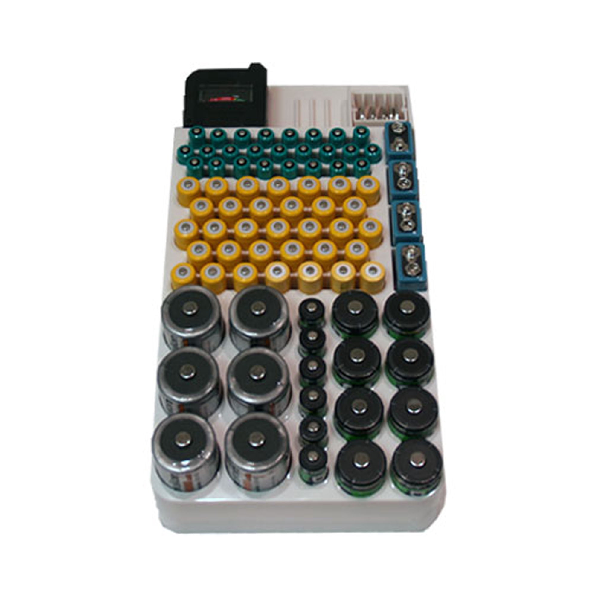 Battery Rack for 82 Batteries with Tester