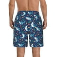 thumbnail image 3 of Bixox Men's Sea Sharks printing Casual Classic Fit Short Summer Beach Shorts, 3 of 6