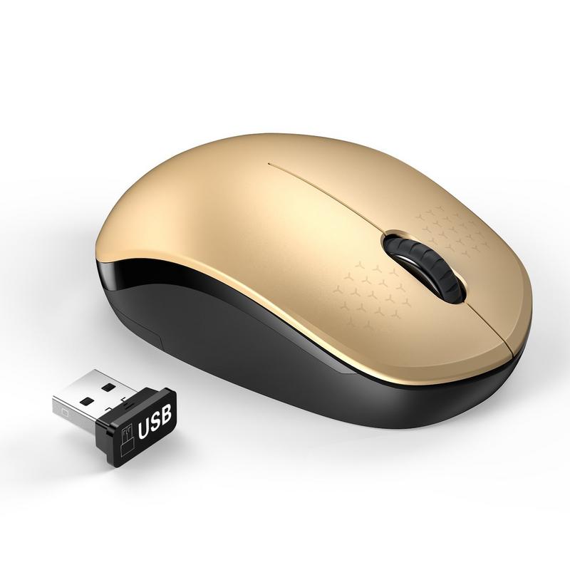 Wireless Mouse with Nano USB Receiver Seenda Noiseless 2.4G Wireless