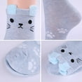 thumbnail image 4 of Jeasona Women's Cat Paw & Face Socks, 80% Cotton Blend, Cat, Dog & Owl-Themed Gifts for Women, 4 of 12