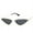 Gold frame grey flakes, variant on Adults Cat Eye Sunglasses Vintage Metal Frame Triangle Ocean Piece Design AC Lenses Full Frame Non Polarized Fashion