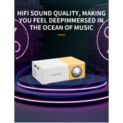 Mini Projector with Remote Controls,1080P HD Portable Mini Private Home Theater Projector, Outdoor Indoor LED Movie Projector, Suitable for Party Traveling Camping