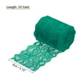 thumbnail image 2 of Cinta de encaje con patrón floral Uxcell para costura, manualidades, envoltura de regalos y ramos Verde Oscuro, 2 of 6