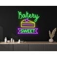thumbnail image 3 of Glowneon Bakery Birthday Cake Neon Sign, Bakery Wall Decor Signboard, 3 of 4