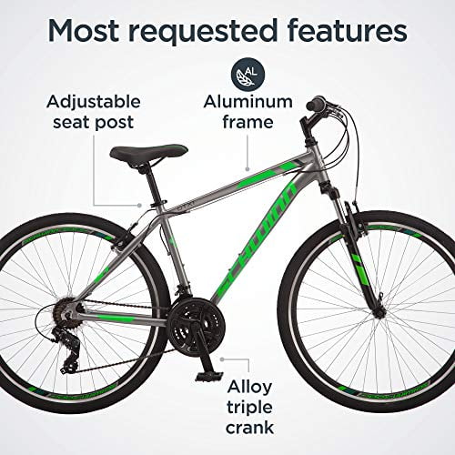 schwinn men's 700c commuter gtx-1 dual sport bicycle GTX 2 21-Speed Hybrid Bike take it to the store Mountain Bike Schwinn 700 Bike