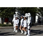 Angle View: Peel-n-Stick Poster of Cheerleader Parade Star Wars Poster 24x16 Adhesive Sticker Poster Print