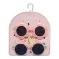 thumbnail image 3 of Willow & Ruby 2 Pack Infant's Sunglasses for Girls (Infant, Baby) in Pink Flower & Glossy Blue Cat, 3 of 5