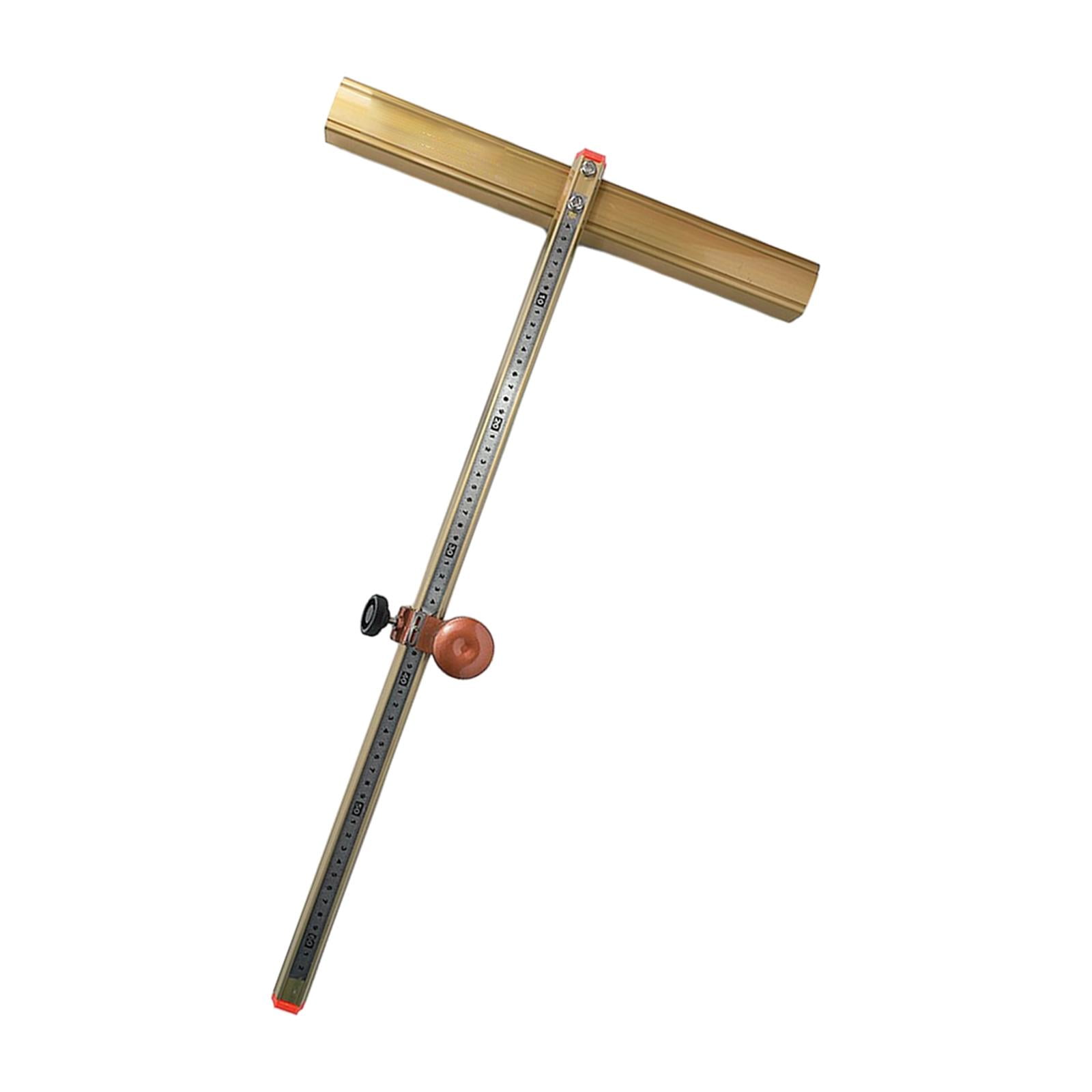 Yunhgft T-Shape Glass Cutter, Tile Cutting Tool, Professional Multifunction, Portable Glass Breaker, Glass Strip Cutter for Floor Tile And Home gold