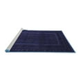 thumbnail image 2 of Ahgly Company Machine Washable Indoor Rectangle Southwestern Blue Country Area Rugs, 2' x 3', 2 of 4