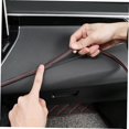 thumbnail image 3 of Black and Red PU Decorative Trim Strip Roll for Car Interiors, Dirt-Resistant Auto Accessory, Universal Fit, 3 of 5