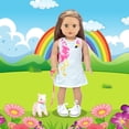 thumbnail image 7 of K.T. Fancy American 18 Inch Doll Carrier Bag with Doll Clothes and Accessories, Includes Dress, Doll Backpack for 18 Inch Doll, 7 of 7