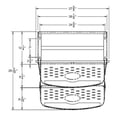 thumbnail image 2 of Stromberg Carlson Entry Step SMFP-2100 Double Manual Step; 24 Inch Width; With Wide Slip Resistant Grip Strip; Powder Coated, 2 of 4