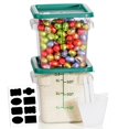 thumbnail image 1 of Contenedores de almacenamiento de alimentos SVKLHY 4L (2 piezas) de grado comercial, 1 of 9