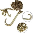 thumbnail image 6 of labwork 5/16 x 10ft j Hook Towing Chain Transport Long Shank with RTJ Grab Hook (2PCS G70), 6 of 8
