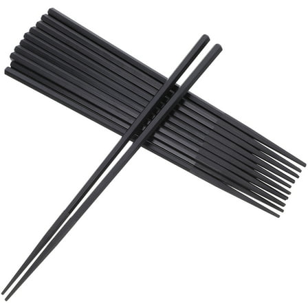 10 Pairs Japanese Alloy Chopsticks Dishwasher Cute Chopsticks Reusable Chopsticks for Adults Fiberglass Chopsticks