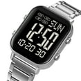 thumbnail image 2 of SKMEI Model 2259 Digital Watch with Dual Time Zone, 1/100 Second Stopwatch & Countdown Timer – 30M Water Resistant, Green Backlight, Alarm & Hourly Chime, Date/Week Display, 12/24H Format – Zinc, 2 of 6